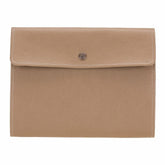 Pink organizer PU leather handbag