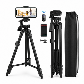 Uitschuifbaar Bluetooth-selfiestatief met smartphonehouder