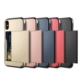 Achterzijde van het telefoonhoesje met praktische opbergruimte