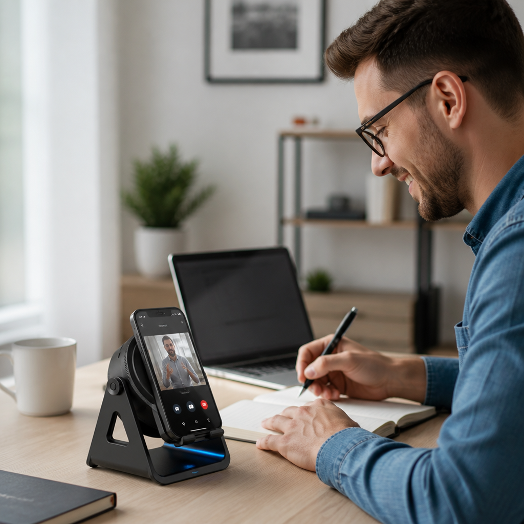 Compacte draadloze speaker voor muziek luisteren thuis