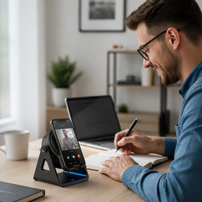 Compacte draadloze speaker voor muziek luisteren thuis