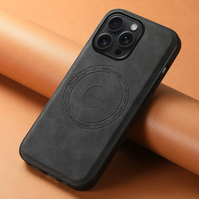 Leren iPhone-hoesje voor stijlvolle bescherming tijdens dagelijks gebruik