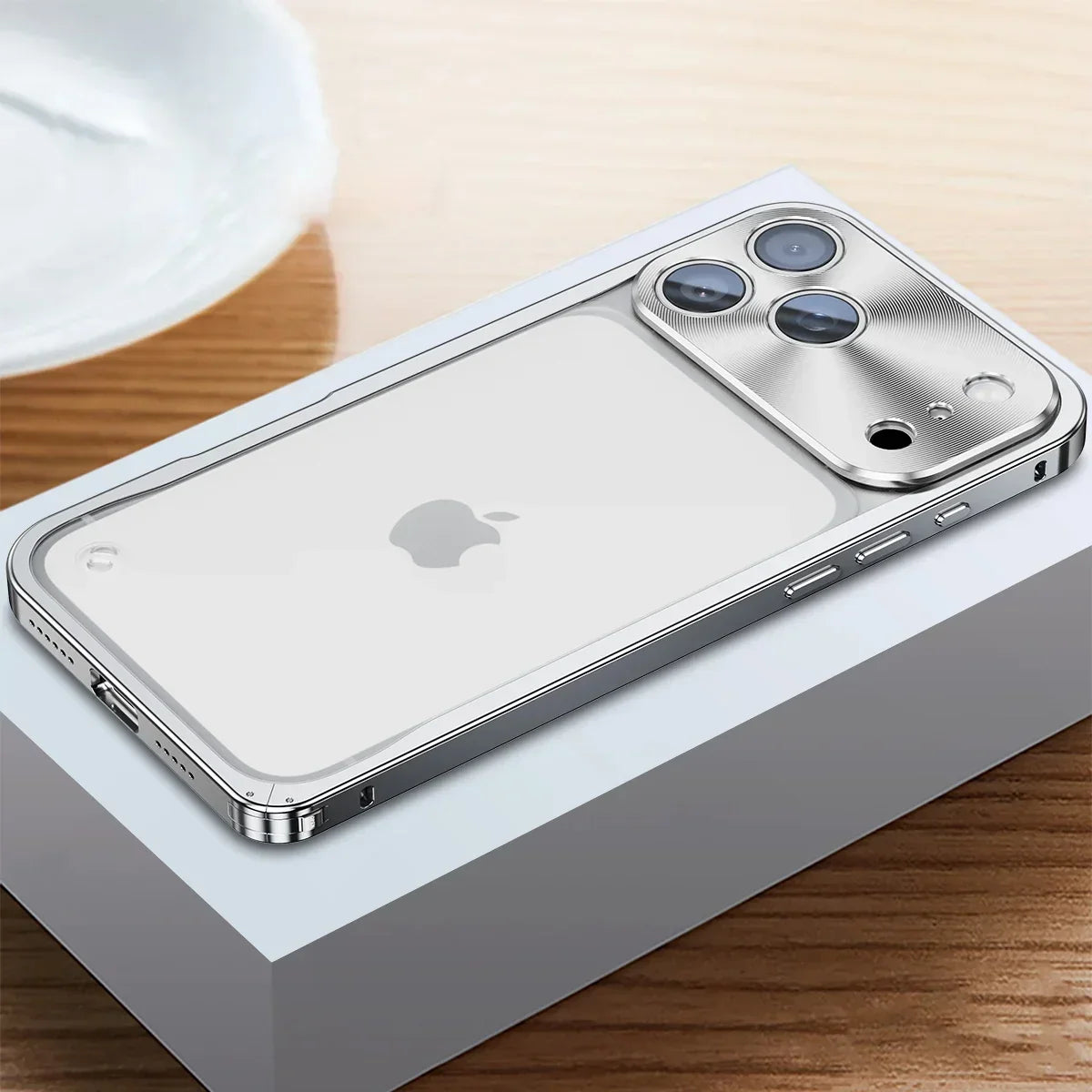 iPhone-hoesje vanuit een schuin perspectief