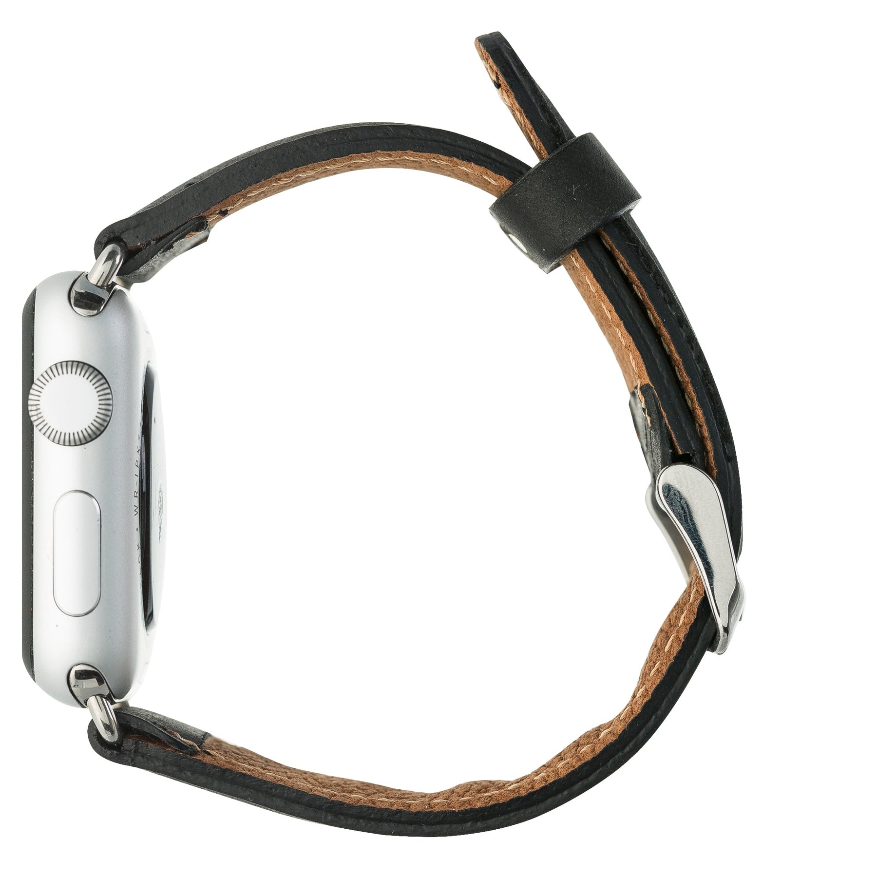 Klassisches Apple-Watch-Armband aus echtem Leder 