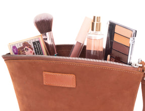 Luna Leren Make-up tas