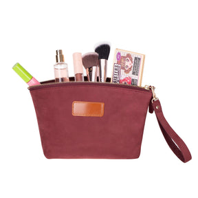 Luna Leren Make-up tas