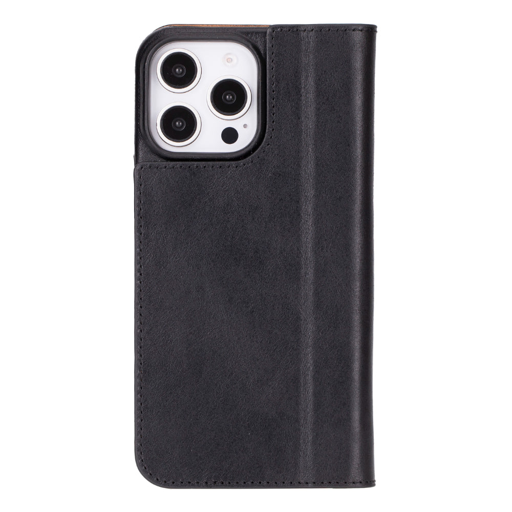 Premium Leren Foliohoesje voor iPhone 16 Pro Max