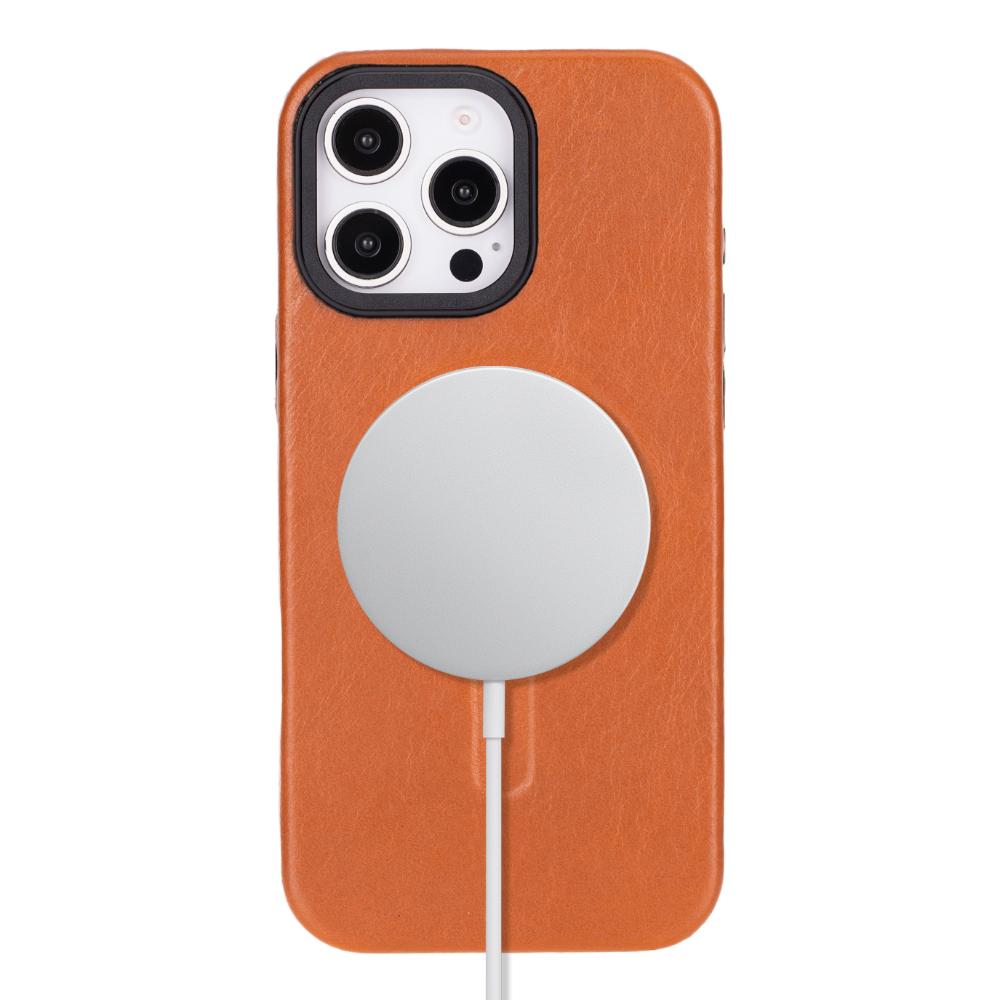 Leren hoesje voor iPhone 16 Pro