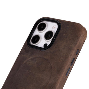 Leren hoesje voor iPhone 16 Pro