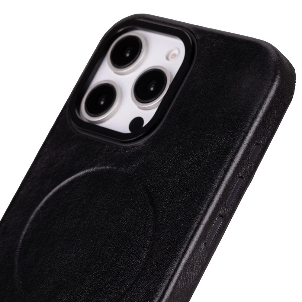 Leren hoesje voor iPhone 16 Pro