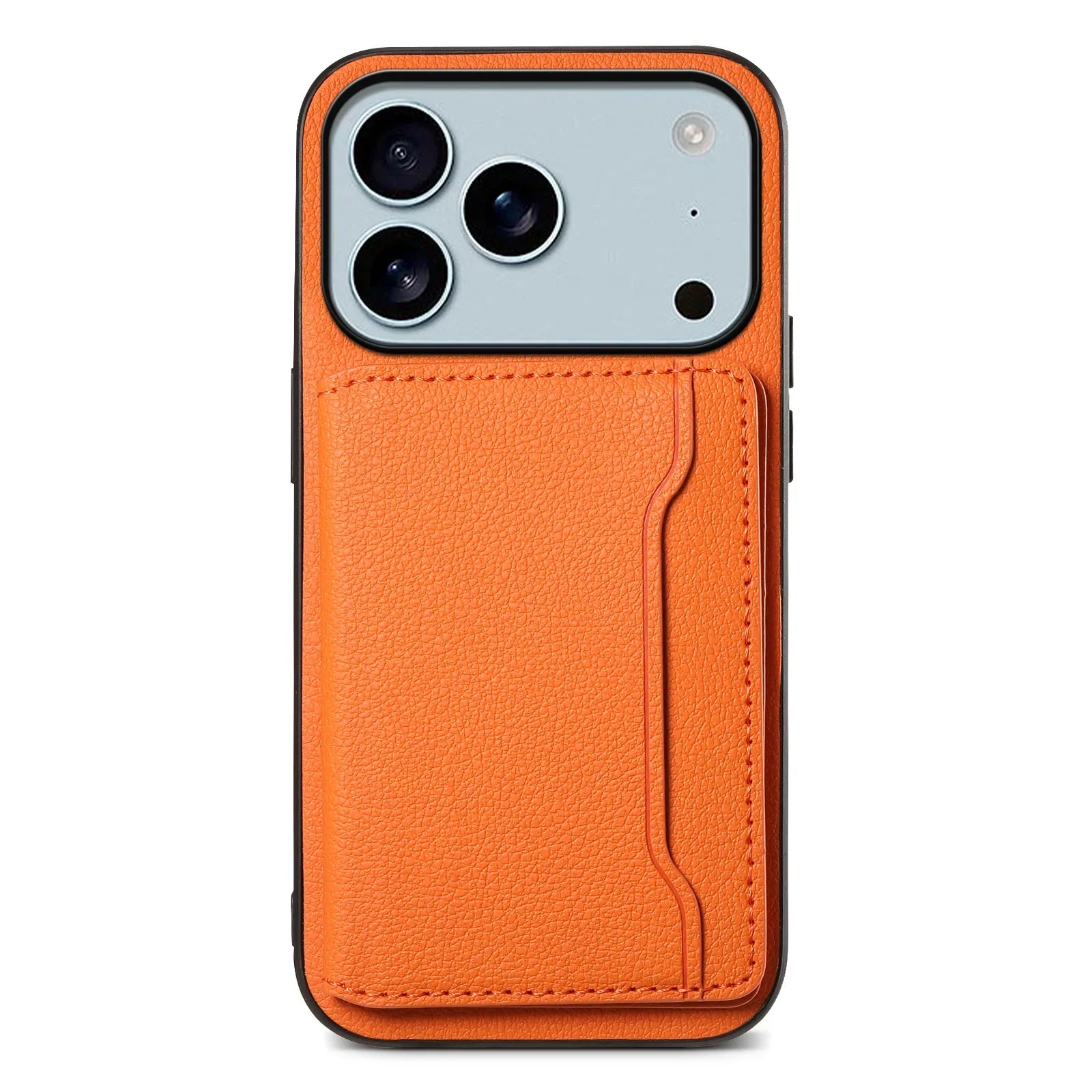 iPhone hoesje van vegan leer met magnetische sluiting