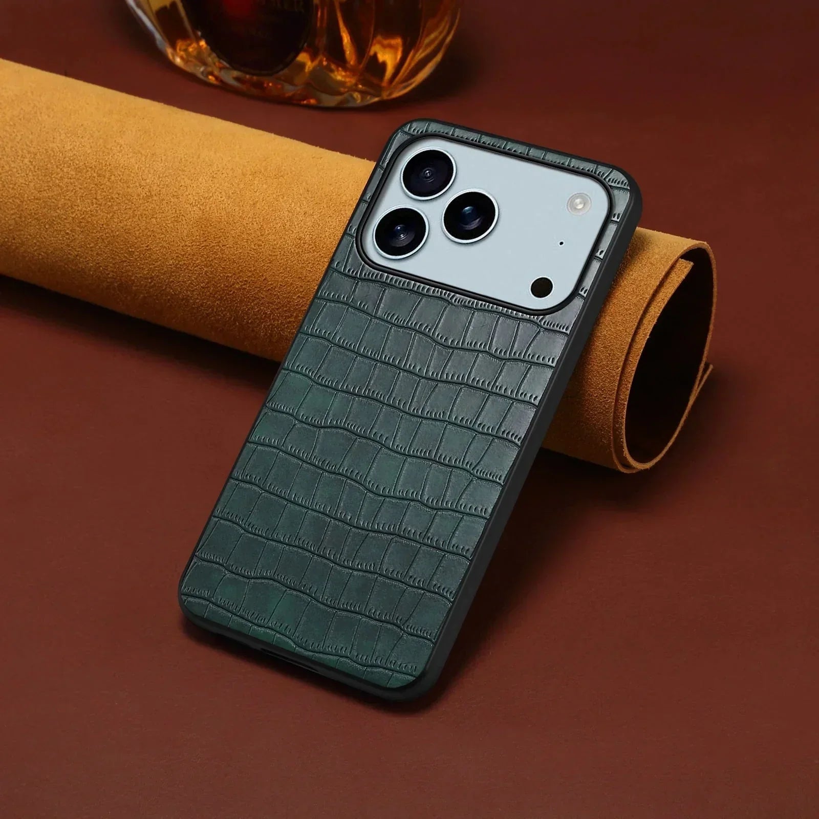3D Telefoonhoesje Met PU-leerlook Voor 17 16 15 14