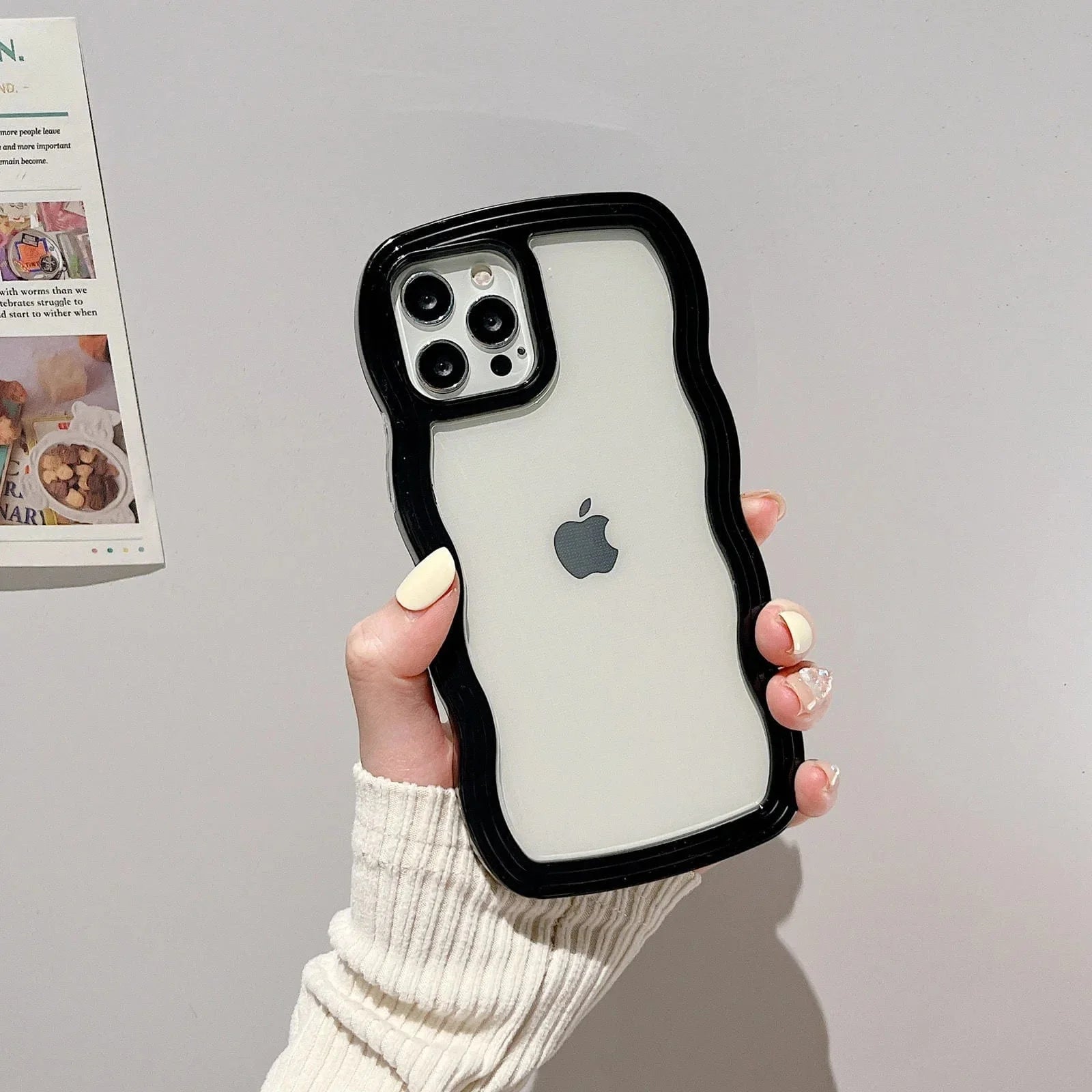 iPhone Hoesje met Zachte Golvende Lijnen