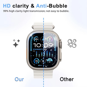 Dunne screenprotector voor dagelijks gebruik met een smartwatch