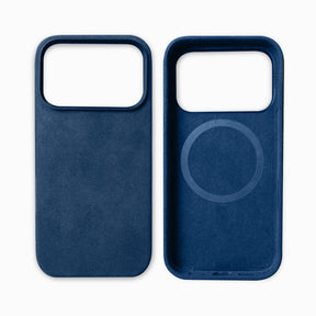 Achterzijde van het telefoonhoesje met subtiele textuur