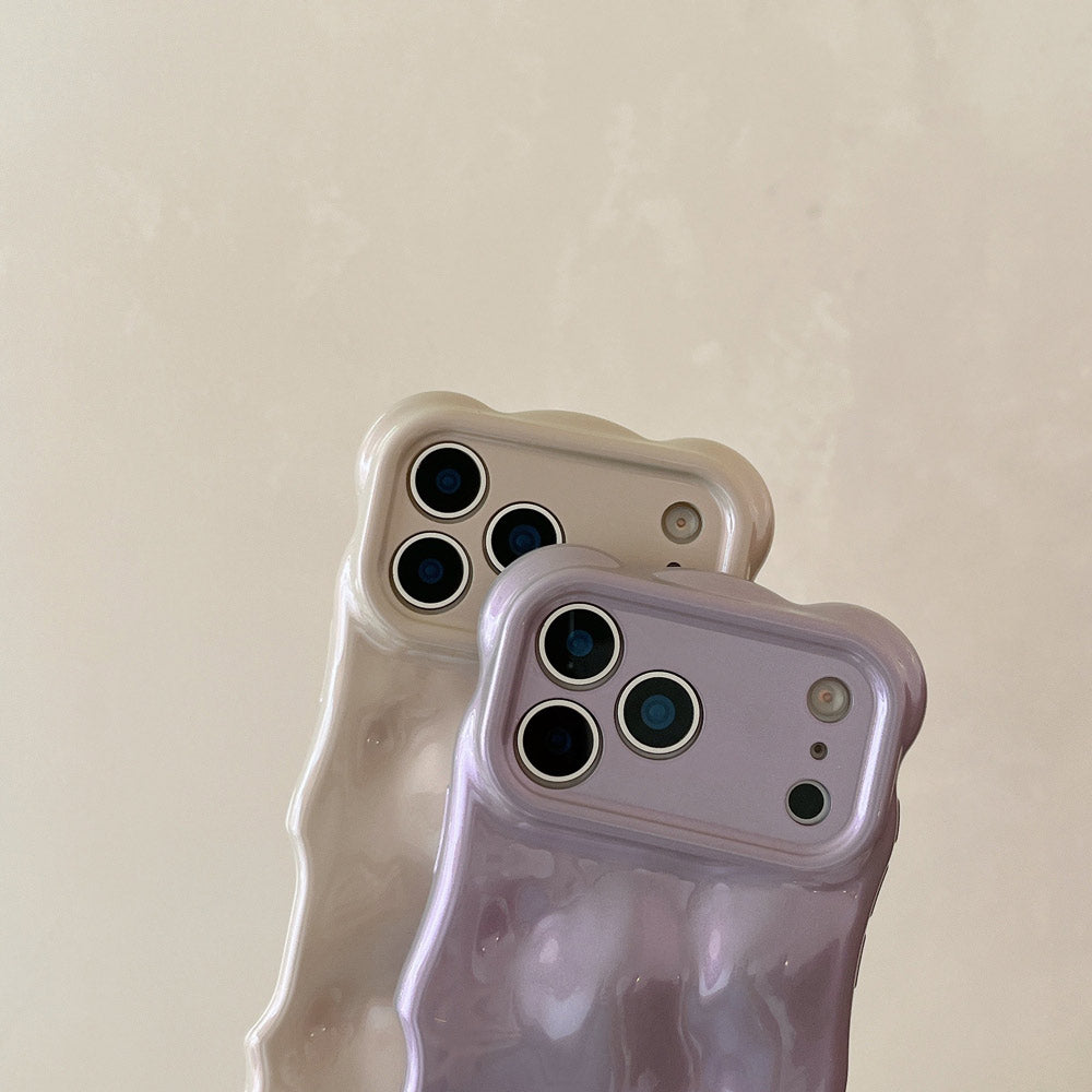 Volledig overzicht van het telefoonhoesje met 3D-bubbelontwerp
