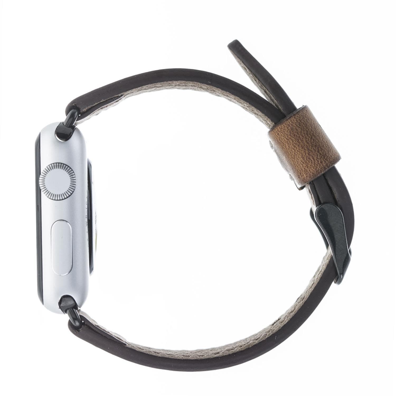 Klassisches Apple-Watch-Armband aus echtem Leder 
