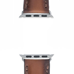 Klassisches Apple-Watch-Armband aus echtem Leder 