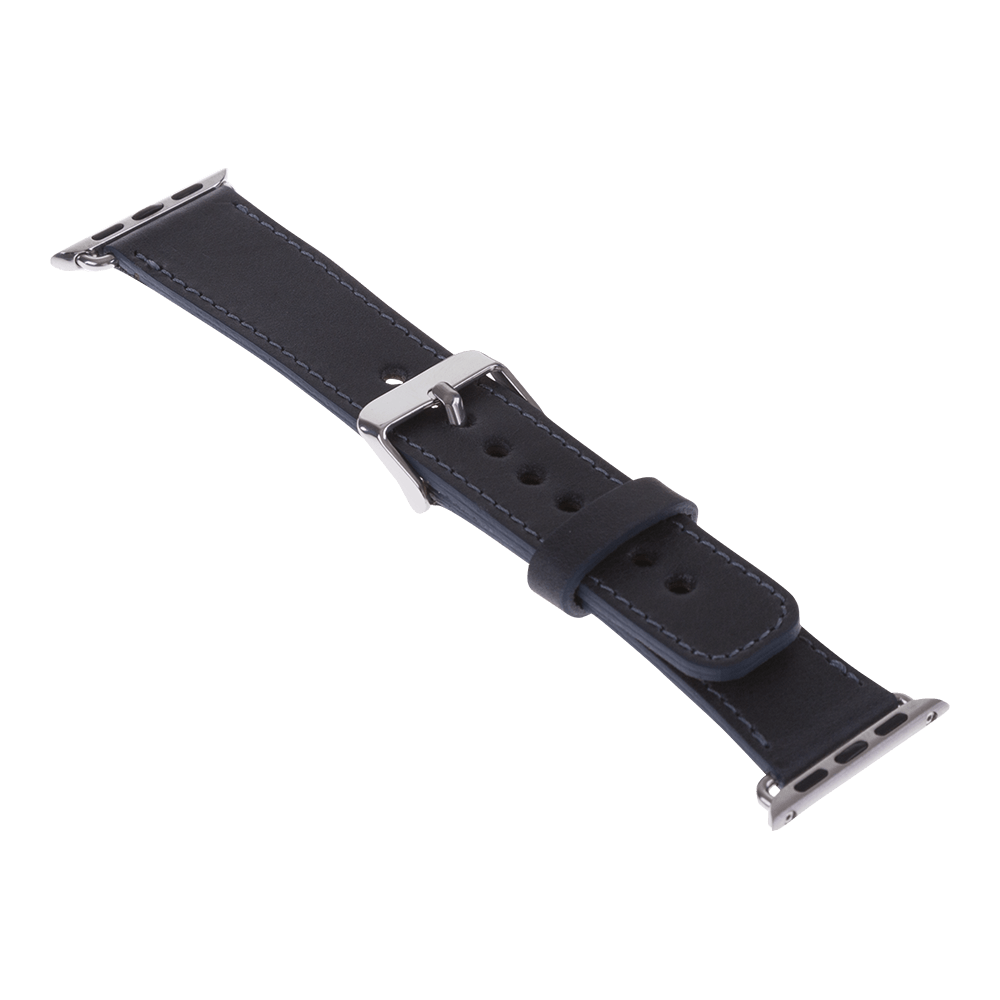 Klassisches Apple-Watch-Armband aus echtem Leder 