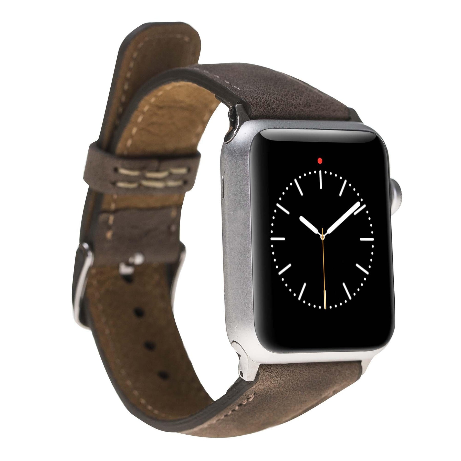 Klassisches Apple-Watch-Armband aus echtem Leder 