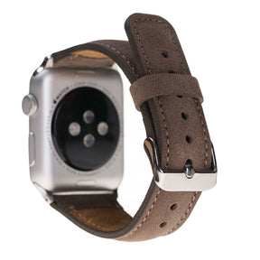 Klassisches Apple-Watch-Armband aus echtem Leder 