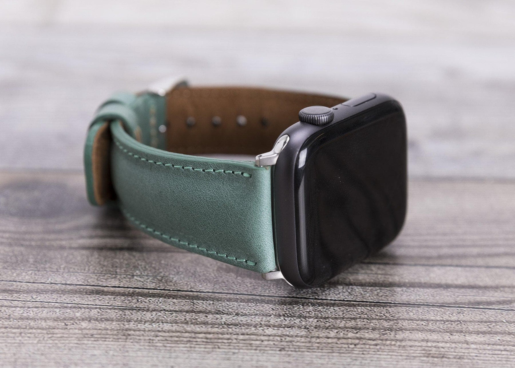 Klassisches Apple-Watch-Armband aus echtem Leder 