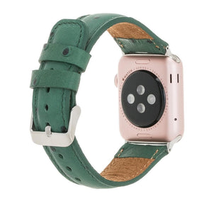 Klassisches Apple-Watch-Armband aus echtem Leder 