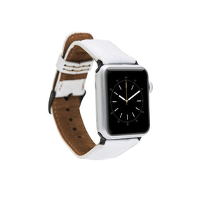 Klassisches Apple-Watch-Armband aus echtem Leder 