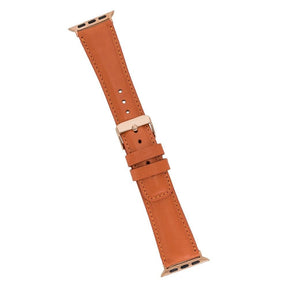 Klassisches Apple-Watch-Armband aus echtem Leder 