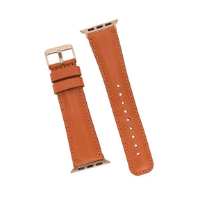 Klassisches Apple-Watch-Armband aus echtem Leder 