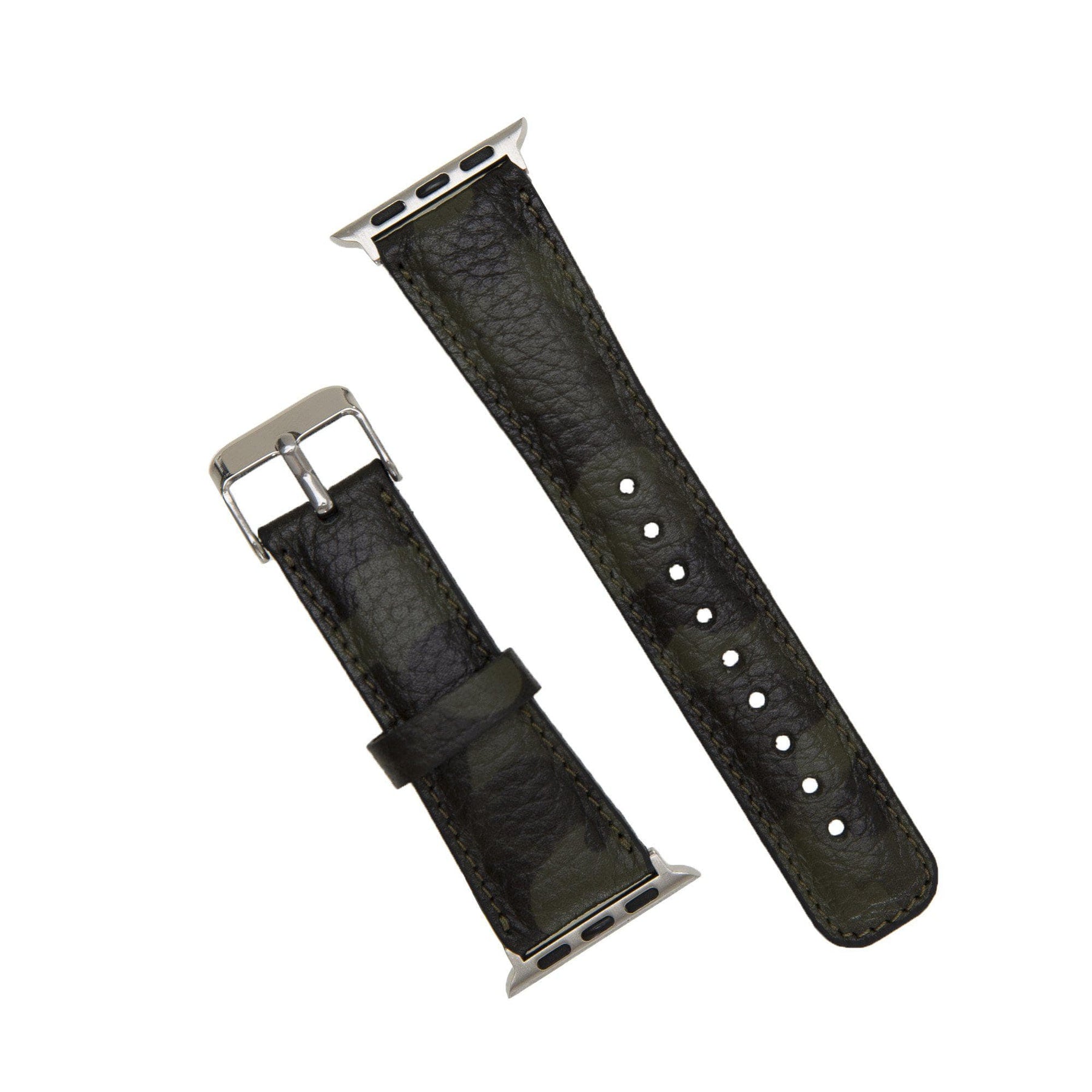 Klassisches Apple-Watch-Armband aus echtem Leder 
