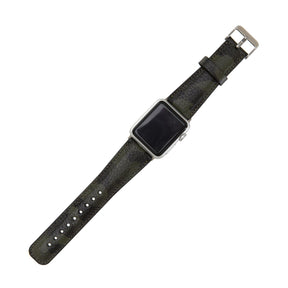 Klassisches Apple-Watch-Armband aus echtem Leder 
