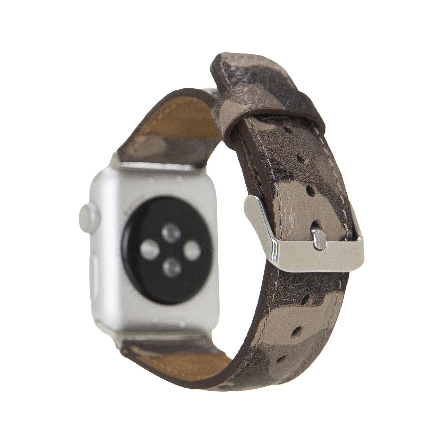 Klassisches Apple-Watch-Armband aus echtem Leder 