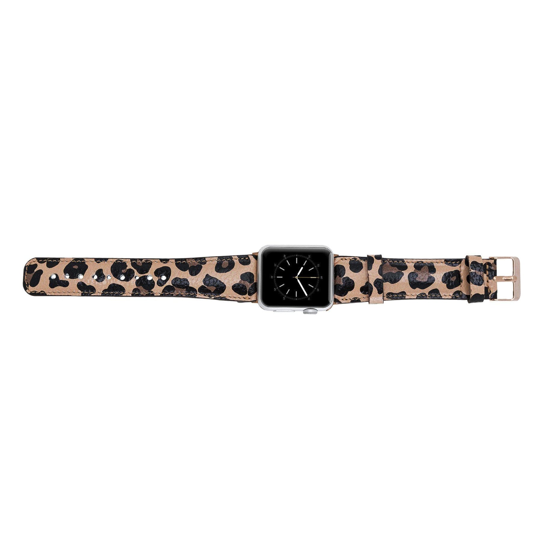 Klassisches Apple-Watch-Armband aus echtem Leder 