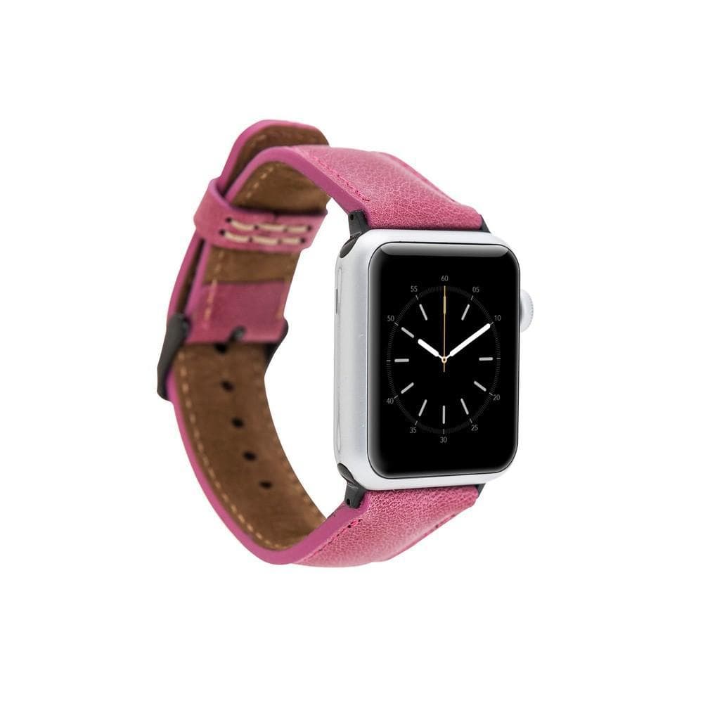 Klassisches Apple-Watch-Armband aus echtem Leder 