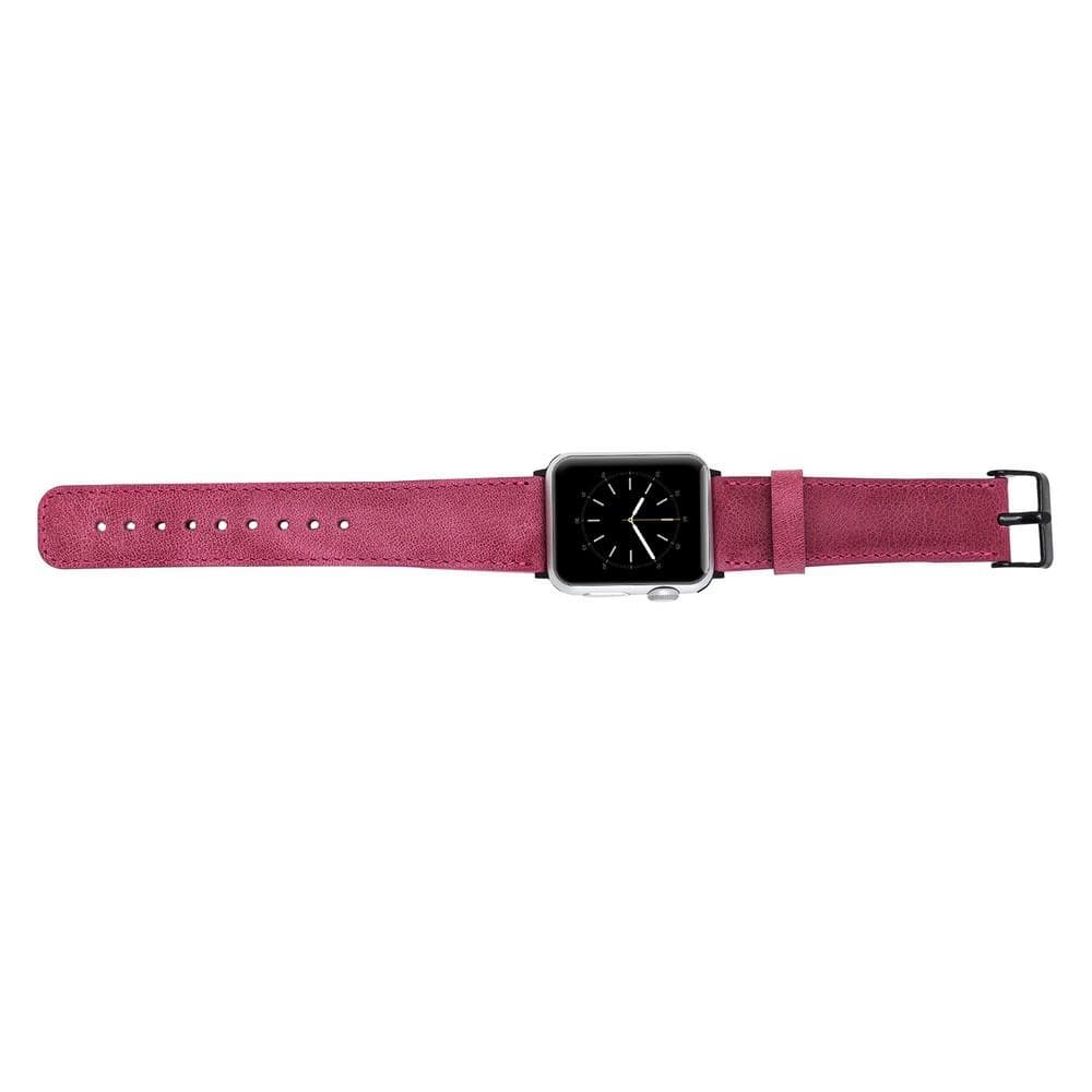 Klassisches Apple-Watch-Armband aus echtem Leder 