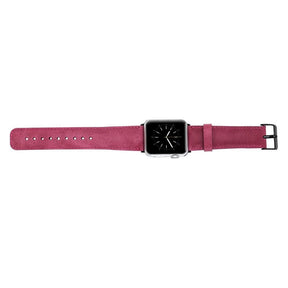 Klassisches Apple-Watch-Armband aus echtem Leder 