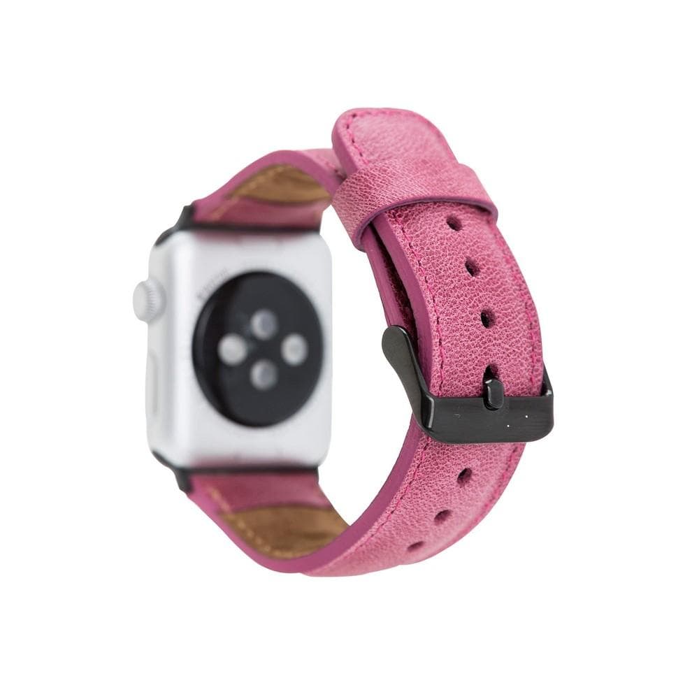 Klassisches Apple-Watch-Armband aus echtem Leder 