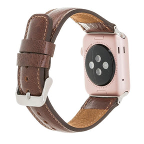 Klassisches Apple-Watch-Armband aus echtem Leder 