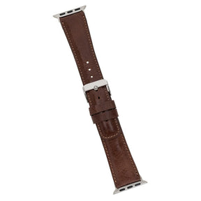 Klassisches Apple-Watch-Armband aus echtem Leder 