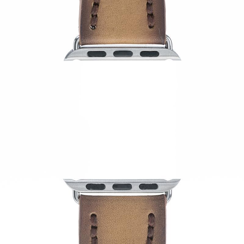 Klassisches Apple-Watch-Armband aus echtem Leder 