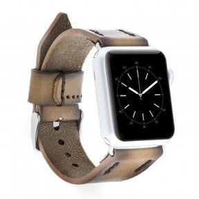 Klassisches Apple-Watch-Armband aus echtem Leder 