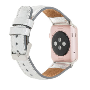 Klassisches Apple-Watch-Armband aus echtem Leder 