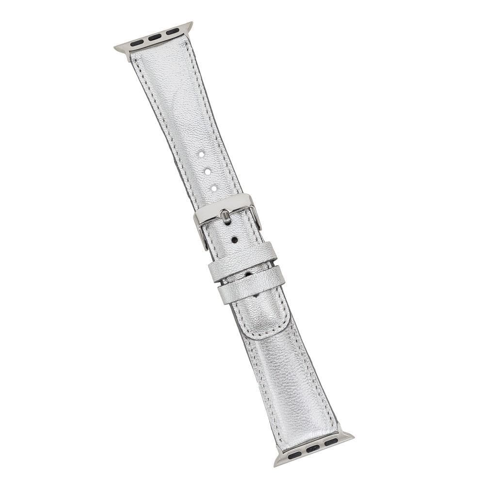 Klassisches Apple-Watch-Armband aus echtem Leder 