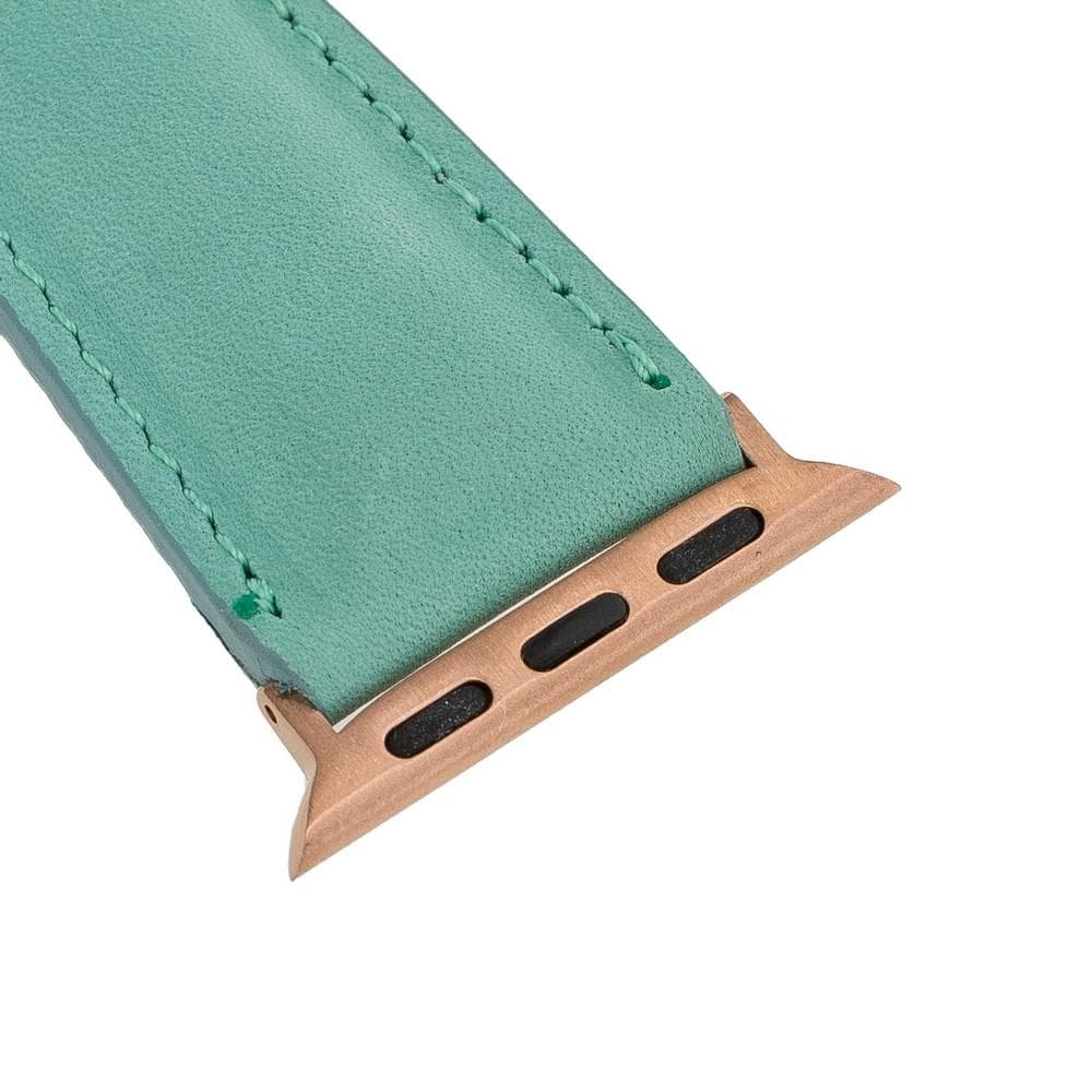Klassisches Apple-Watch-Armband aus echtem Leder 