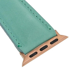 Klassisches Apple-Watch-Armband aus echtem Leder 