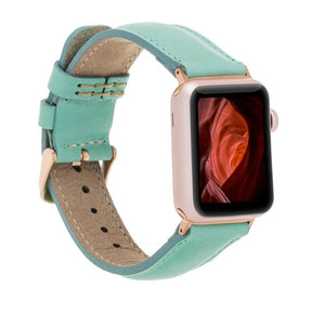 Klassisches Apple-Watch-Armband aus echtem Leder 