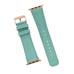 Klassisches Apple-Watch-Armband aus echtem Leder 
