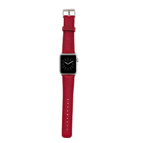 Klassisches Apple-Watch-Armband aus echtem Leder 
