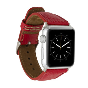 Klassisches Apple-Watch-Armband aus echtem Leder 